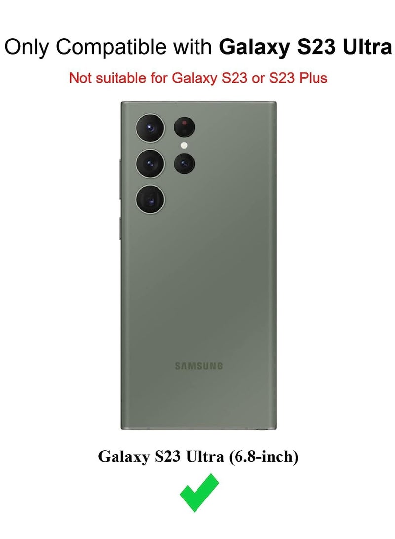 MIGOFAST Samsung Galaxy S23 Ultra Soft Silicone Gelly Rubber Cover Shockproof Matte Finish Back Cover Inner Fabric Lining with Camera Protection Case Samsung Galaxy S23 Ultra  Blue - Image 2