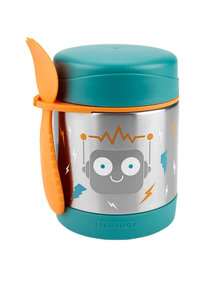 Skip Hop Spark Style Food Jar -Robot