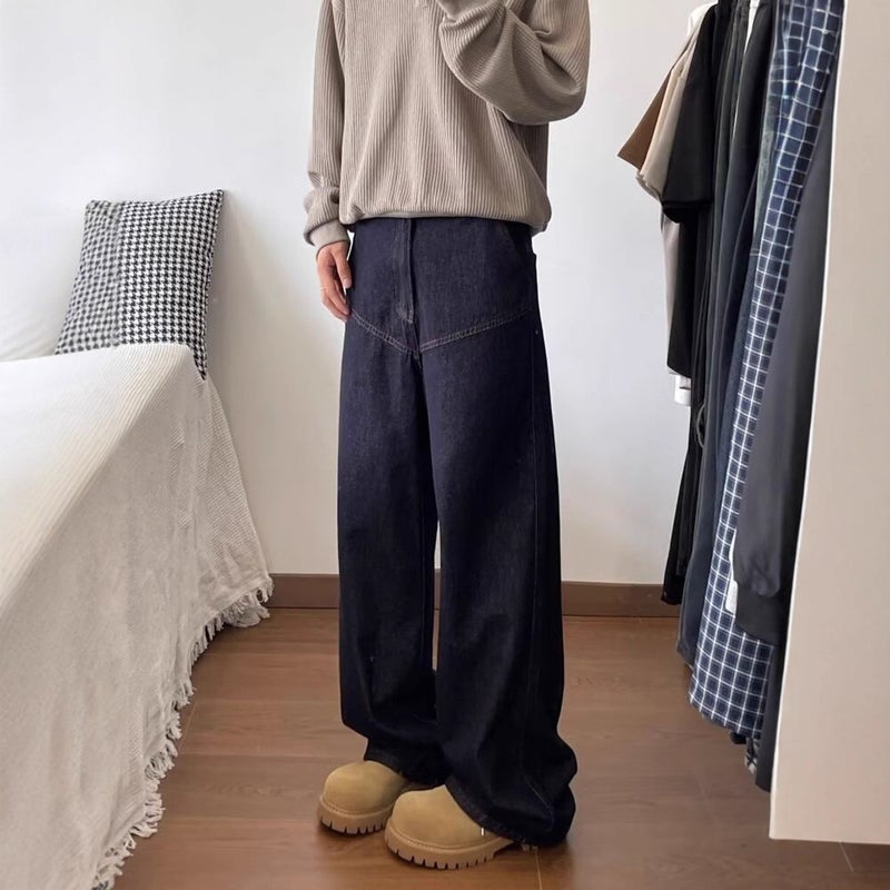 Unisex Casual Daily Denim Jeans - Image 2