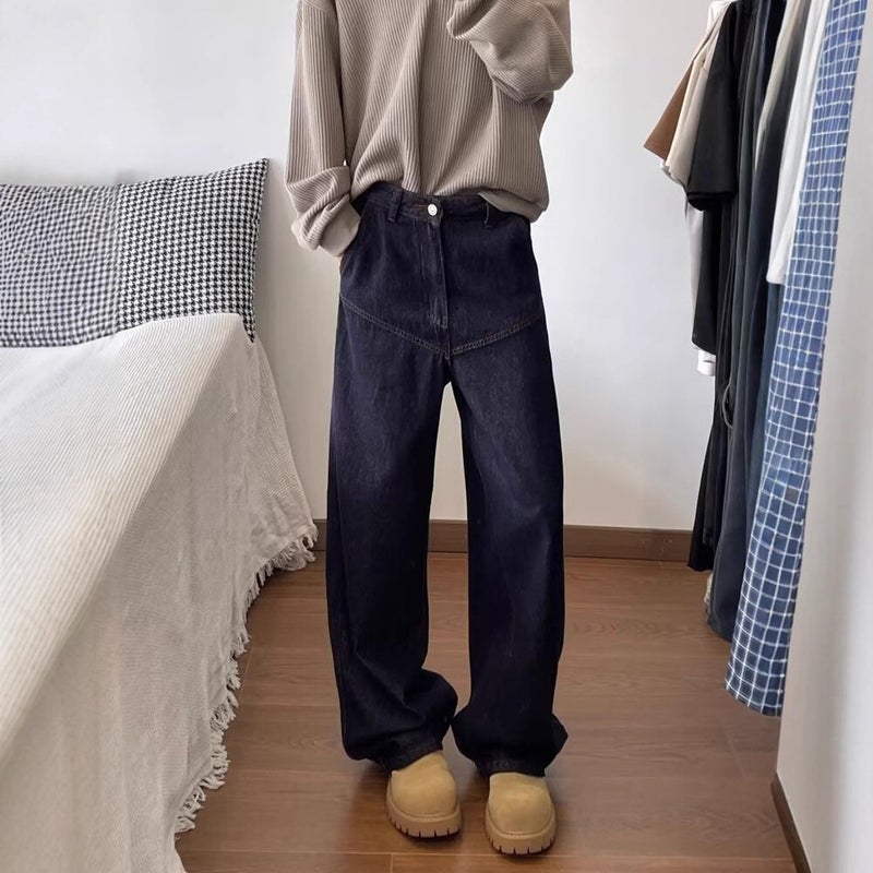 Unisex Casual Daily Denim Jeans - Image 3
