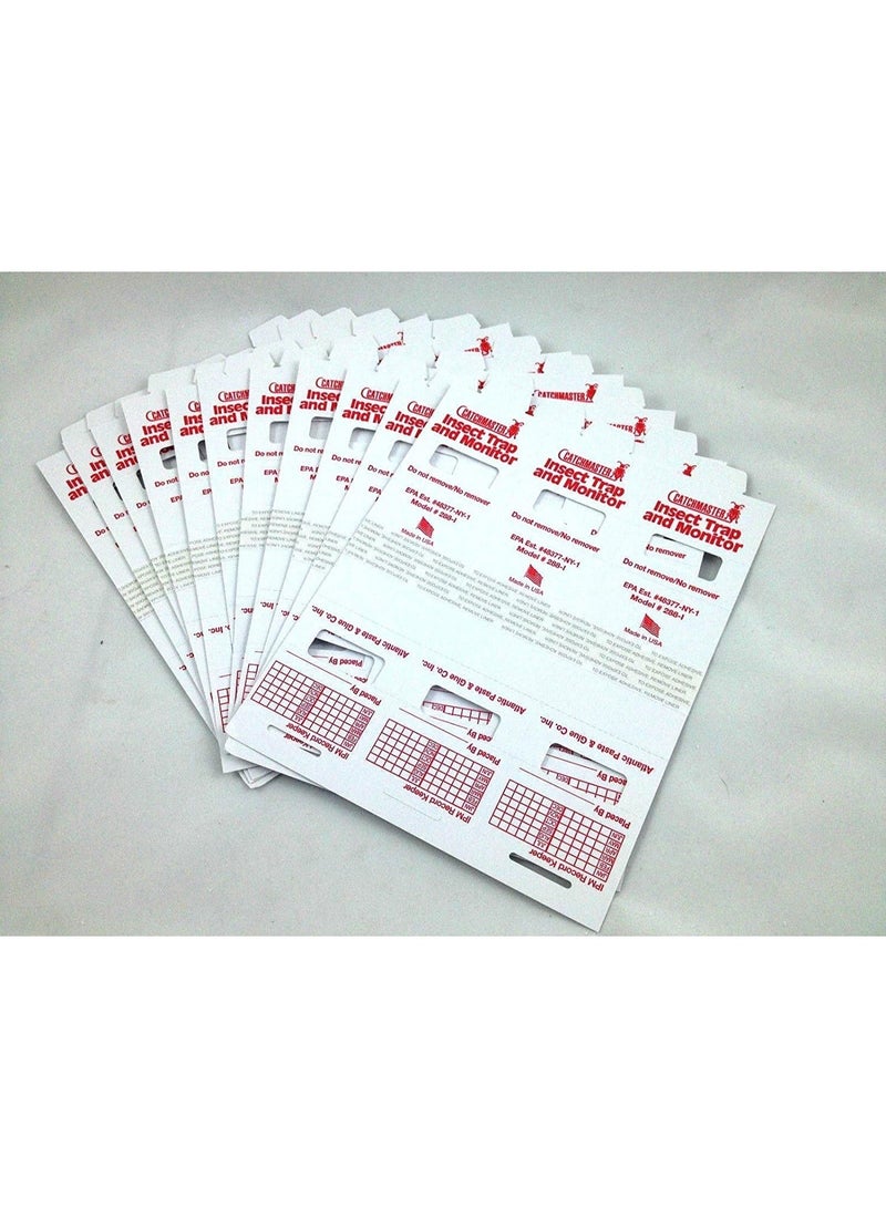 Catchmaster Insect Trap & Monitors 288i - No Chemicals !!!- Non-Toxic Glue Traps!! 10 Glue Boards / 30 Monitors - Image 1