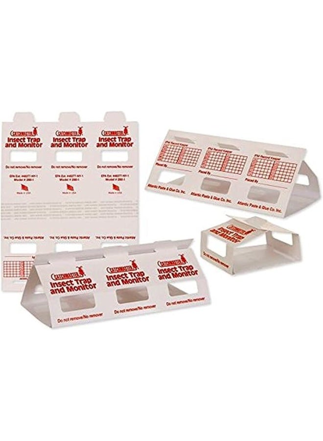 Catchmaster Insect Trap & Monitors 288i - No Chemicals !!!- Non-Toxic Glue Traps!! 10 Glue Boards / 30 Monitors - Image 3