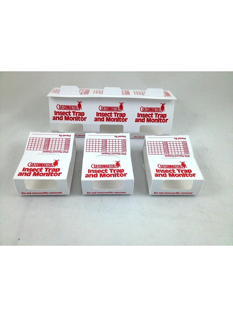 Catchmaster Insect Trap & Monitors 288i - No Chemicals !!!- Non-Toxic Glue Traps!! 10 Glue Boards / 30 Monitors - Image 4