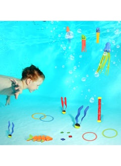 Tepveisoy 30 Pcs Diving Pool Toys for Kids Ages 3-12 Jumbo Set with Storage Bag Pool Games Summer Swim Water FishToys  - Image 4