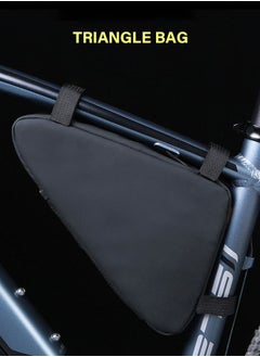 GROIC 1L Bike Frame Bag Waterproof, Triangle Bike Bag,Hard Shell Bike Storage Tool Bag,Top Tube Bag Under Seat for Road Mountain Cycling  - Image 2