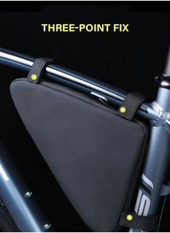 GROIC 1L Bike Frame Bag Waterproof, Triangle Bike Bag,Hard Shell Bike Storage Tool Bag,Top Tube Bag Under Seat for Road Mountain Cycling  - Image 5