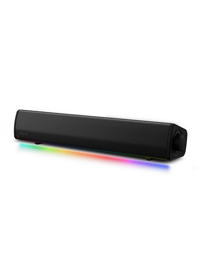 Creative Sound Blaster GS3 Compact Gaming Soundbar with RGB and SuperWide Technology, USB Powered, Bluetooth 5.4, Headphone Output, for PC and Mac - Image 1