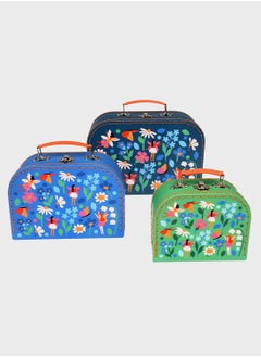 Fairies In The Garden Storage Cases (Set Of 3)