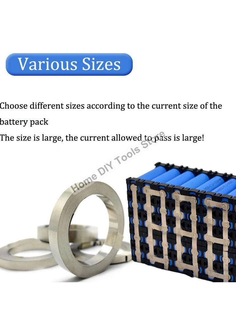 AROAQ 10M Roll 18650 Battery Nickel Strip Spot Welding Connector Nickel Plated Steel Belt for Li-ion Battery Pack Assembly  - Image 3