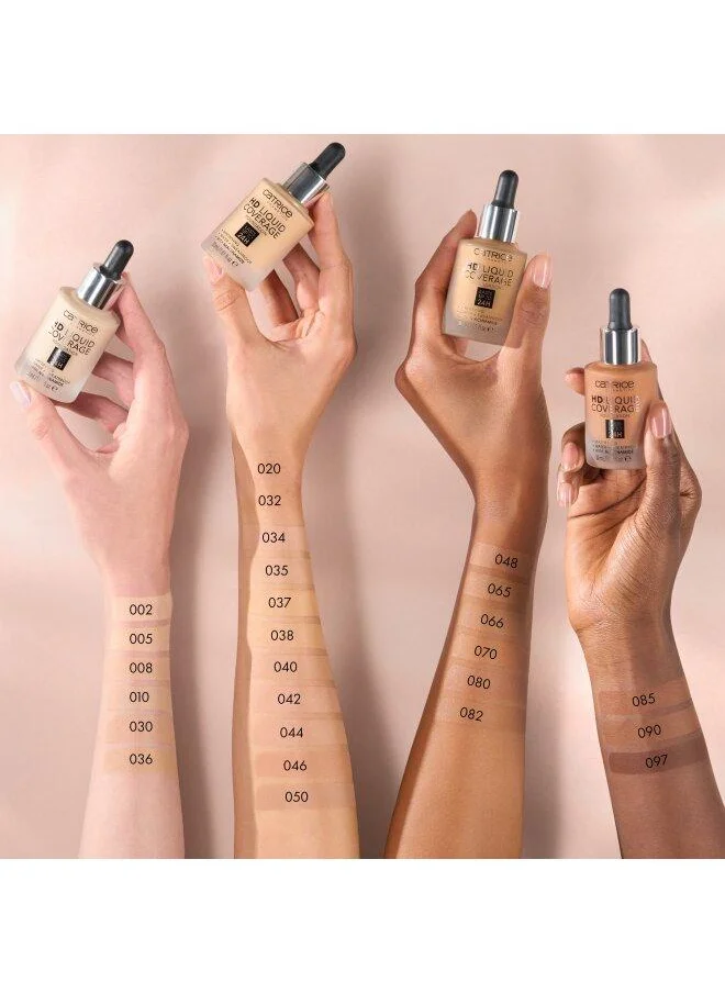 كاتريس Hd Liquid Coverage Foundation 040