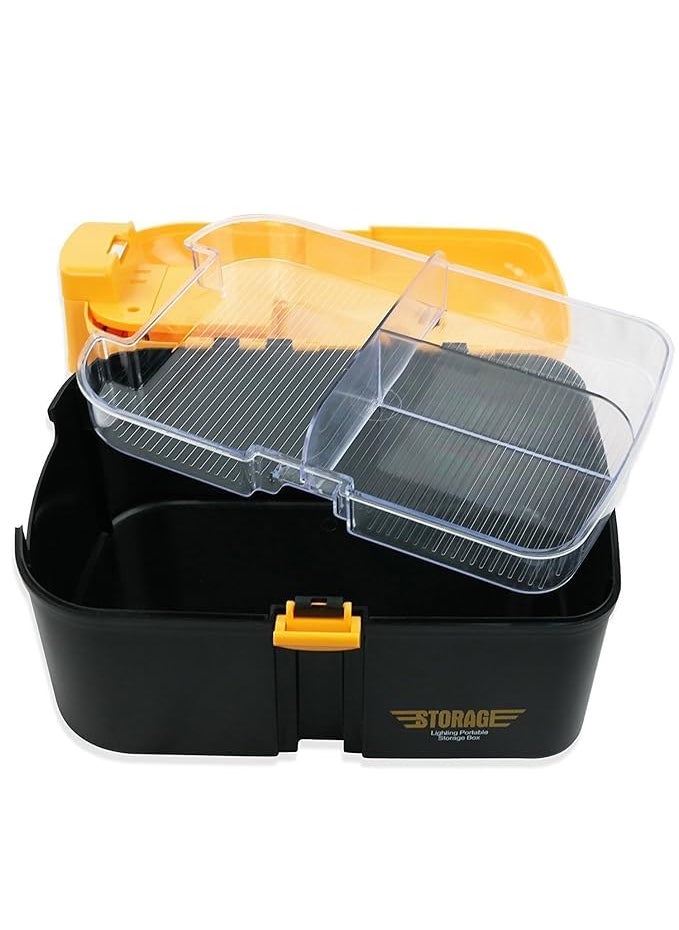 Generic STELLAH 53 Multifunctional Tool Box Storage Box With Battery Operated LED Torch  - Image 2