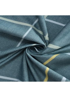BROMWICK BROMWICK 300 TC 3D Printed Microfiber 2 Piece Single Bed Sheet Combo with 2 Pillows Covers 60x90 inches Gray White  - Image 4