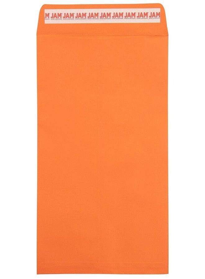 Envelopes.com LUXPaper 9 x 12 Open End Envelopes | Peel & Press | Mandarin Orange | 80lb. Text | 50 Qty - Image 1