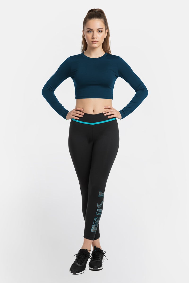 Nike Women Tight Fit 7/8 Training Leggings, Black - Image 2
