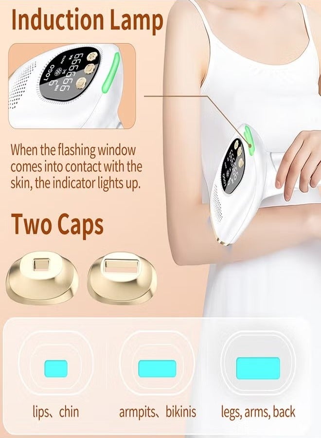 Sthxyfaith 09Pro Laser Hair Removal IPL for Facial Peach Fuzz, Underarms, Bikini Line and Legs Remove Spots and Fine Acne Skin Rejuvenation One Machine Three Use - Image 5