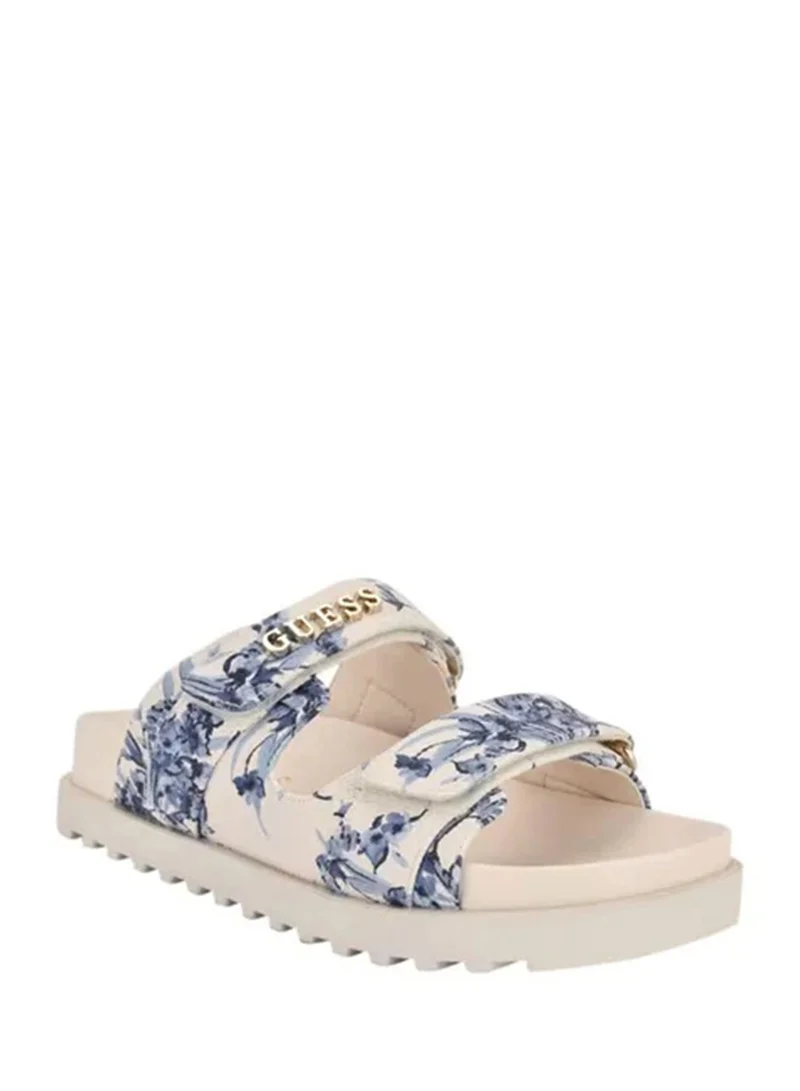 جس Multi Strap Low Heel Sandals