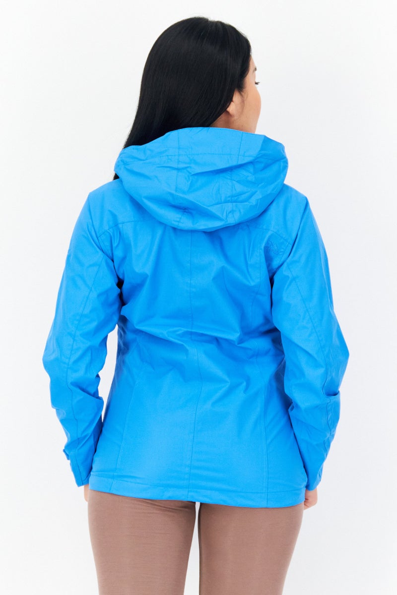 Trespass Women Brand Logo Windbreaker Jacket, Blue - Image 4