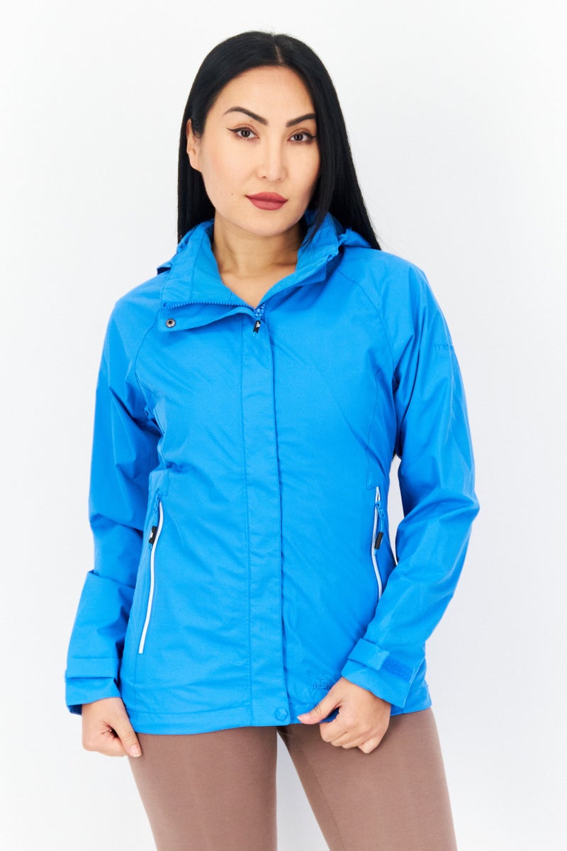 Trespass Women Brand Logo Windbreaker Jacket, Blue - Image 1