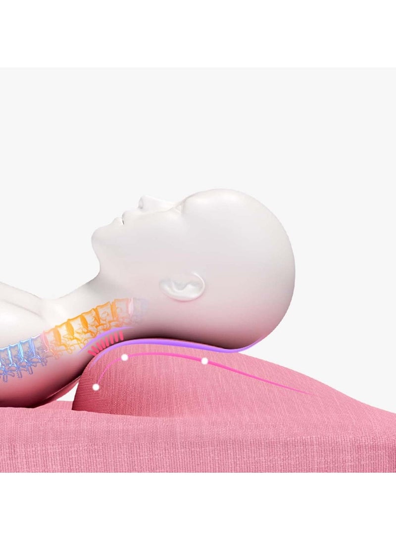 سرير تخييم قابل للطي باللون الوردي المريح للمغامرات الخارجية - Image 3