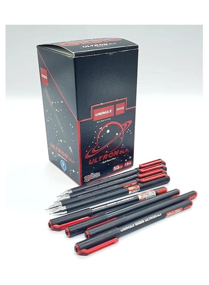 Gigis Ultron Dlx 1.0 mm 50 Pcs Box Red