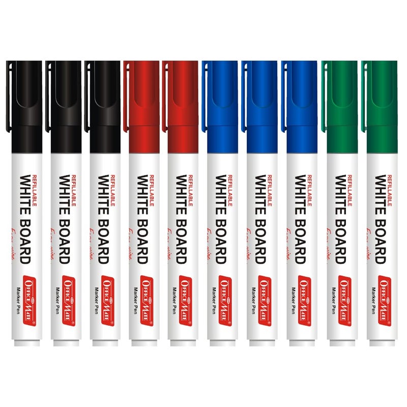 Office Mate Soni Officemate Whiteboard Marker - Pack of 10 - Image 1
