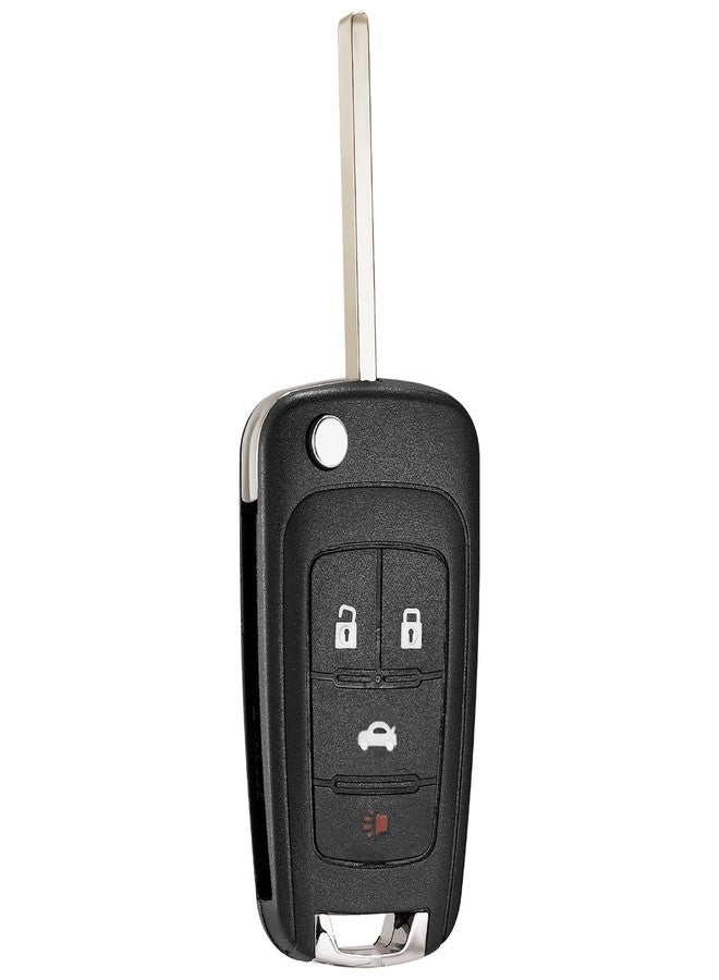 LYFUCESS Flip Key Fob Replacement Remote Fits for Chevy Equinox Camaro 2010-2019 Malibu 2014-2016 Impala 2014-2019 Sonic 2012-2017 Cruze 2011-2016 GMC Terrain Buick Lacrosse Regal Verano Encore Allure Remote - Image 1