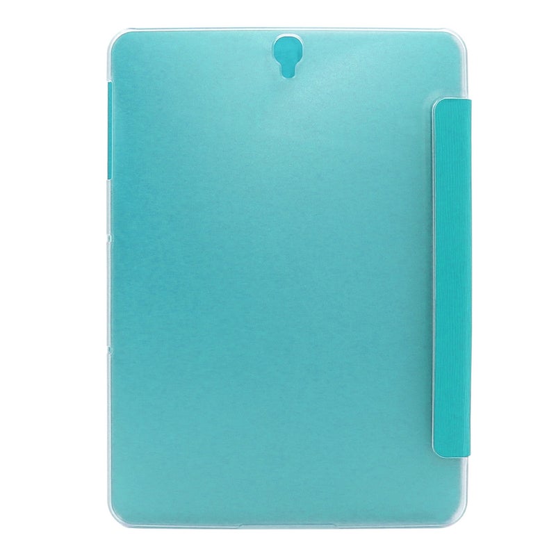 إنكاي جراب جلدي أفقي قلاب بتصميم عود أسنان لجهاز Galaxy Tab S3 مقاس 9.7 بوصة T820 / T825 مع حامل ووظيفة السكون / الاستيقاظ (أزرق) - Image 3