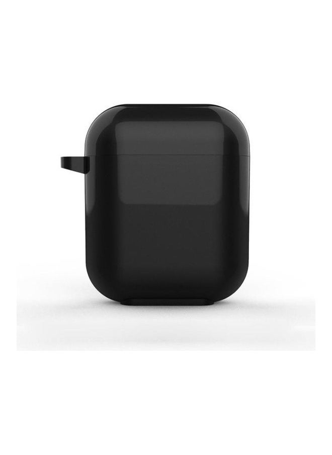 NIBEMINENT Bluetooth Headset Protective Dust-proof Case For AirPods 1/2 Black  - Image 1