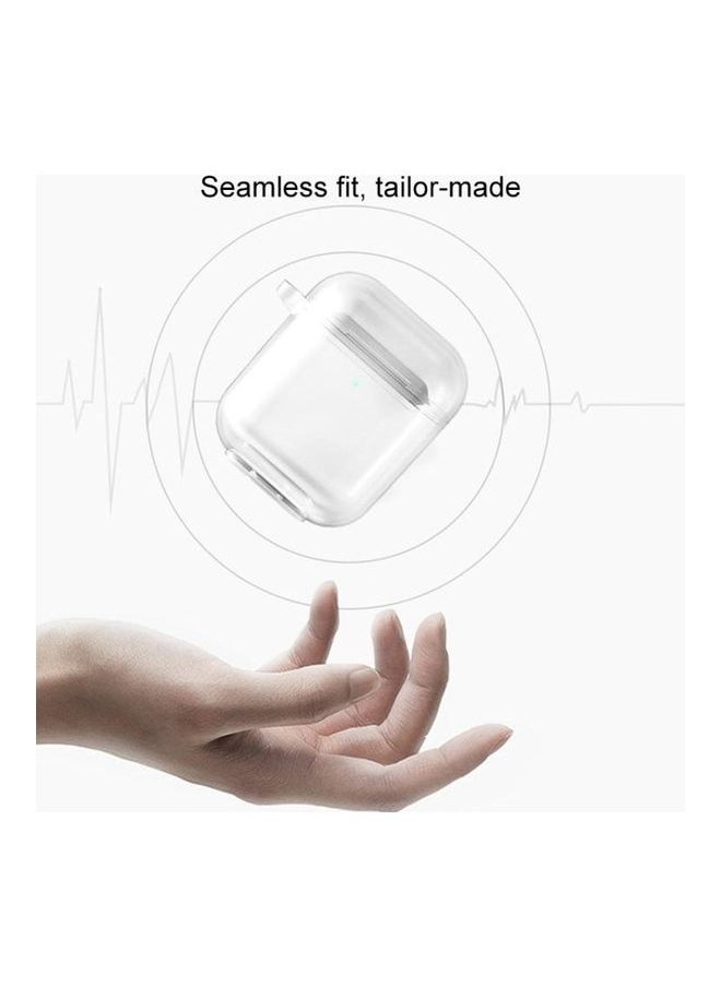 NIBEMINENT Bluetooth Headset Protective Dust-proof Case For AirPods 1/2 Black  - Image 2