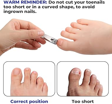 JIYIN 4 Pcs Nail Clipper 2 Mini Nail Clippers Travel Fingernail Clippers with Keychain and Nail File Stainless Steel Nail Cutters Large Small - Image 5