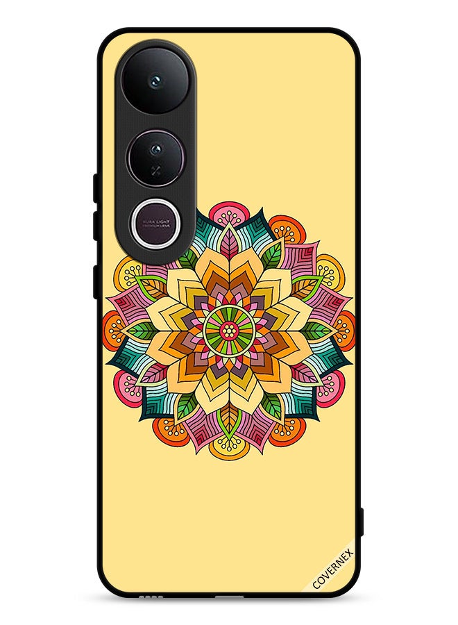 Covernex Vivo V50 Lite Protective Case Cover Round Mandala Pattern