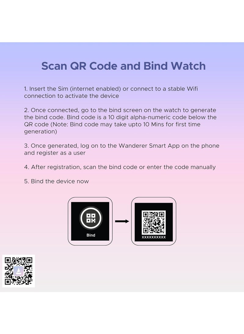 Generic - boAt Newly Launched Wanderer Smart Kid's Watch w/ 1.4" (3.5 cm) HD Display, 4G/Wi-Fi, 2-Way Video & Voice Calls, SOS, Geo Fencing, Restrict Unknown Calls, Parental Controls,2MP Camera(Sky Blue) - Image 1