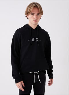 LC WAIKIKI Hooded Long Sleeve Printed Men's Hoodie  - Image 2