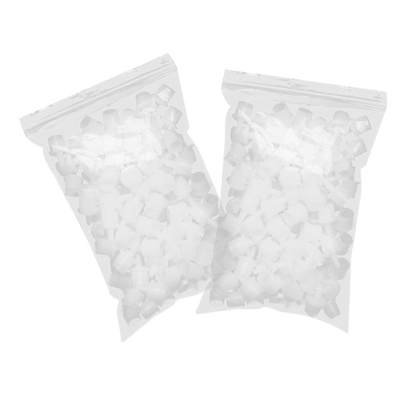 Healeved 200pcs Eyelash Extension Glue Bottle Caps Replacement Lash Glue Bottle Nozzle Caps Prevent Clogging Safe Material Salon Home Use - Image 1