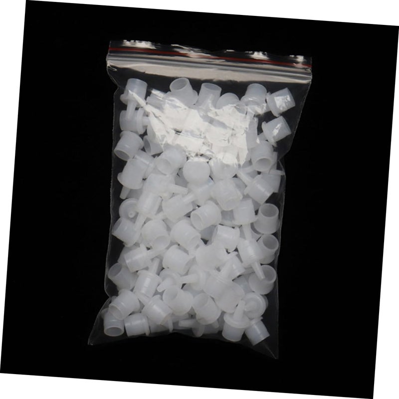 Healeved 200pcs Eyelash Extension Glue Bottle Caps Replacement Lash Glue Bottle Nozzle Caps Prevent Clogging Safe Material Salon Home Use - Image 4