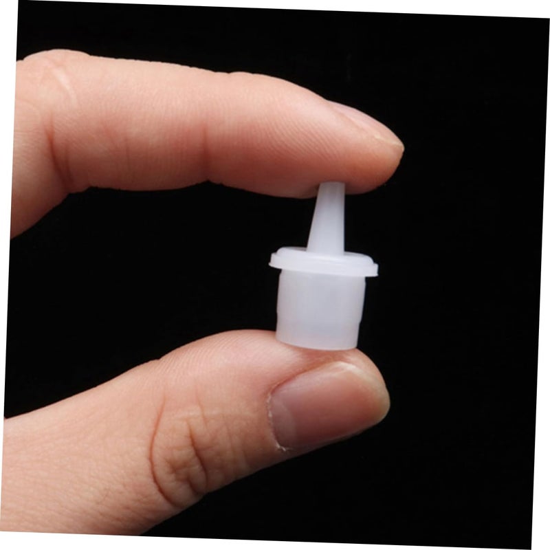 Healeved 200pcs Eyelash Extension Glue Bottle Caps Replacement Lash Glue Bottle Nozzle Caps Prevent Clogging Safe Material Salon Home Use - Image 5
