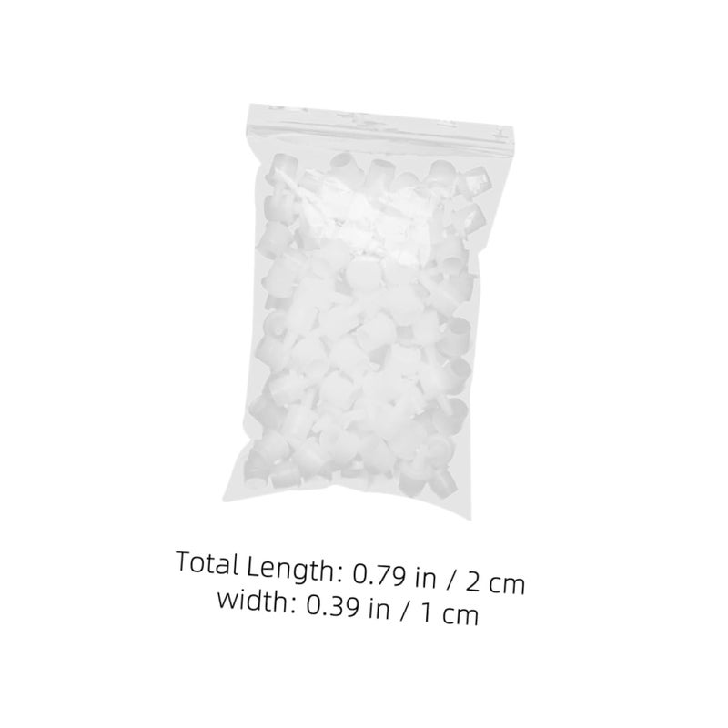 Healeved 200pcs Eyelash Extension Glue Bottle Caps Replacement Lash Glue Bottle Nozzle Caps Prevent Clogging Safe Material Salon Home Use - Image 2