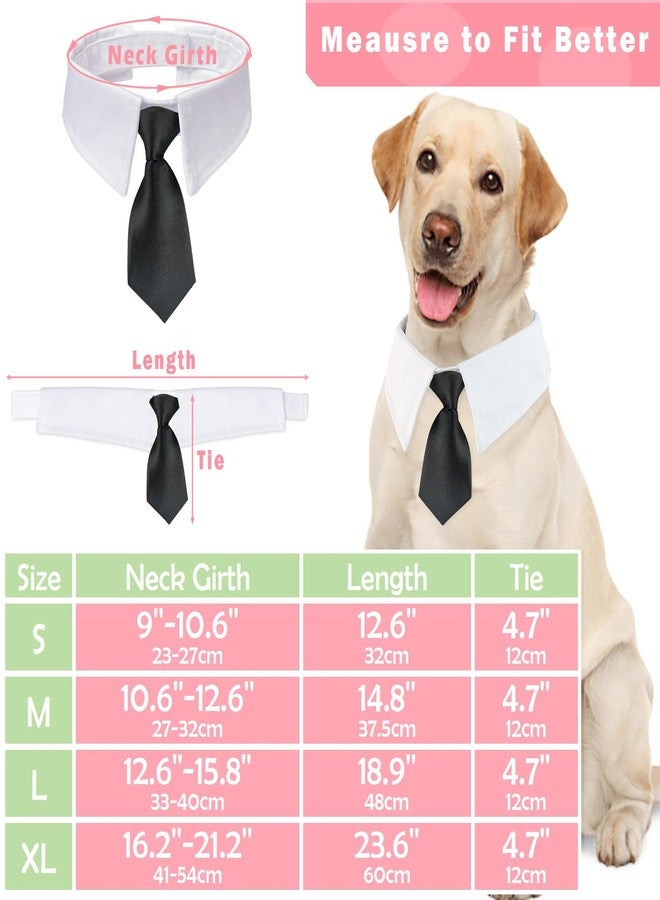 Koolmox Bow Ties for Dogs, KOOLMOX 8PCS Adjustable Pet Bow Tie Collar with Necktie, Handcrafted Dog Bowtie Tuxedo Dog Neck Bowtie Accessories for Large XL Cats Wedding Outfits Attachments - Image 2