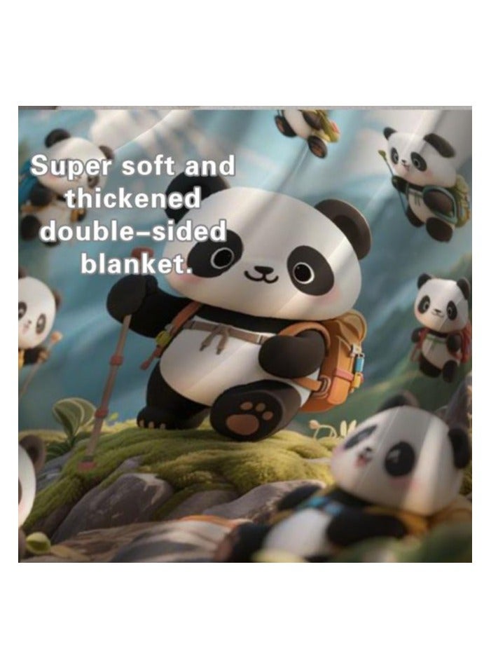 general Flannel thin blanket (warm and comfortable, suitable for sleep, gaming, dust removal and sandproof) 150cm*200cm - 1018 - Image 1