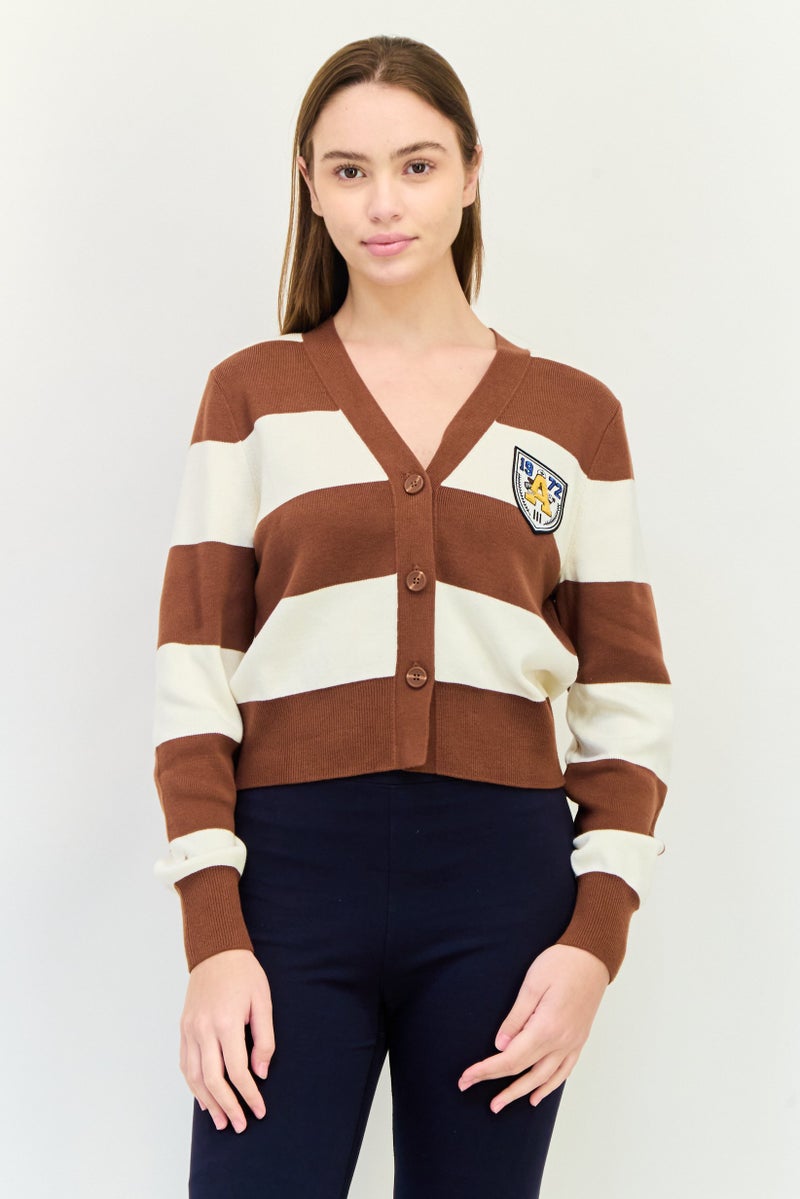 adidas Originals Women Sportswear Fit Long Sleeve Outdoor Cardigan, Multicolor  - Image 1
