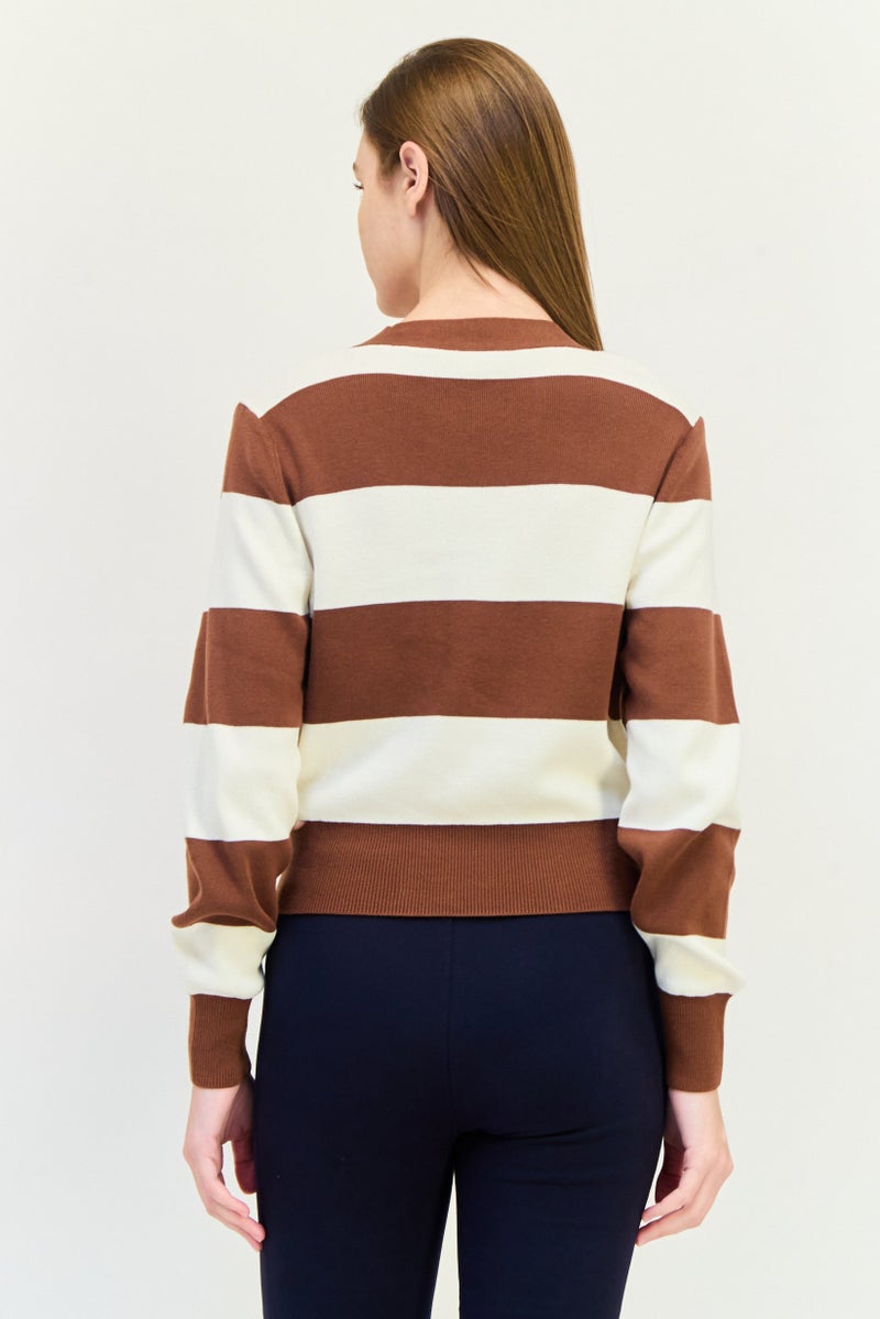 adidas Originals Women Sportswear Fit Long Sleeve Outdoor Cardigan, Multicolor  - Image 3