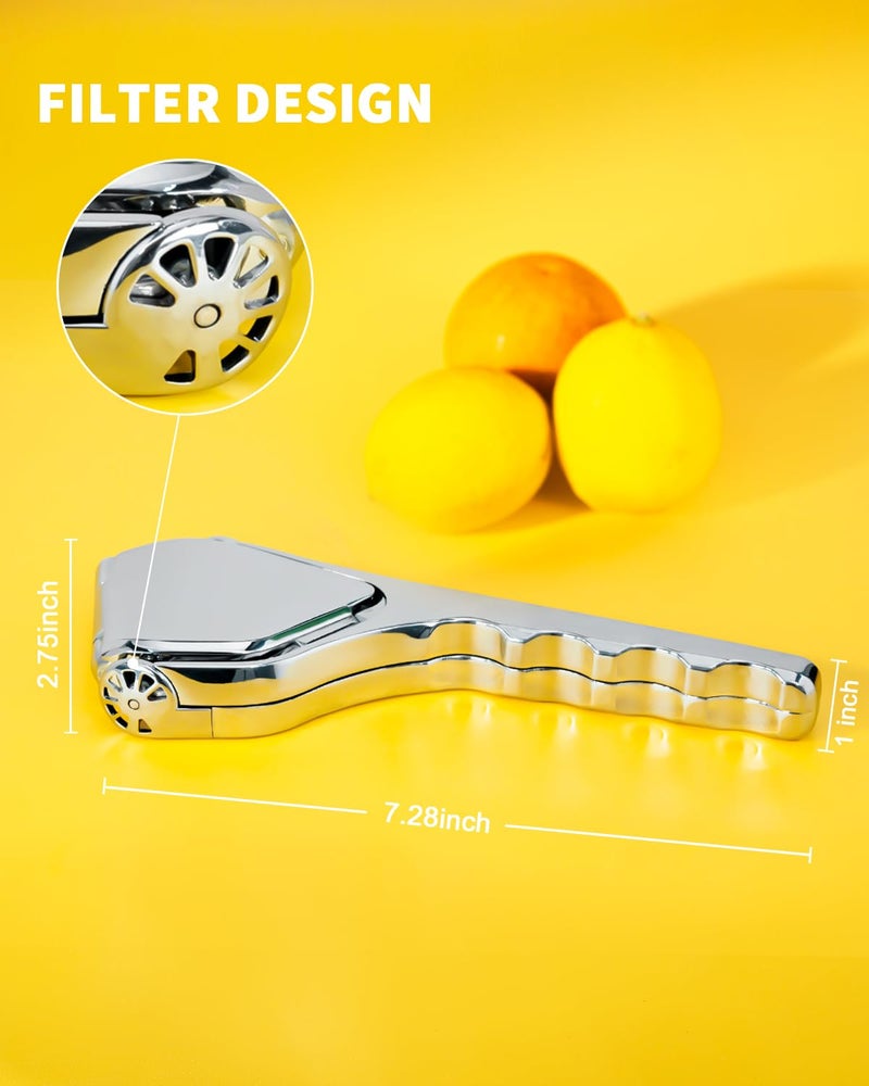 Bagrox Lemon Squeezer, Stainless Steel Lemon Juicer, Manual Juicer for Lemon Citrus Lime Orange, Handheld citrus Squeezer - Image 3