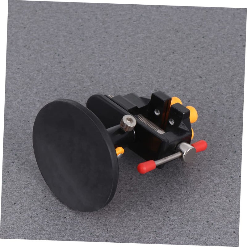 Miniature Rotating Carving Vise Table Clamp For Crafts Jewelry Model Design 8.3X8.3X11cm Black - Image 2
