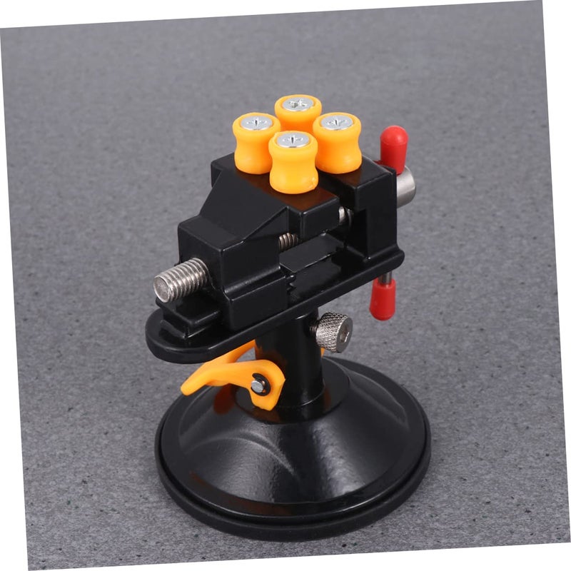 Miniature Rotating Carving Vise Table Clamp For Crafts Jewelry Model Design 8.3X8.3X11cm Black - Image 3