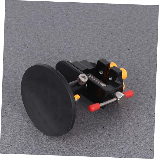 Miniature Rotating Carving Vise Table Clamp For Crafts Jewelry Model Design 8.3X8.3X11cm Black - Image 1