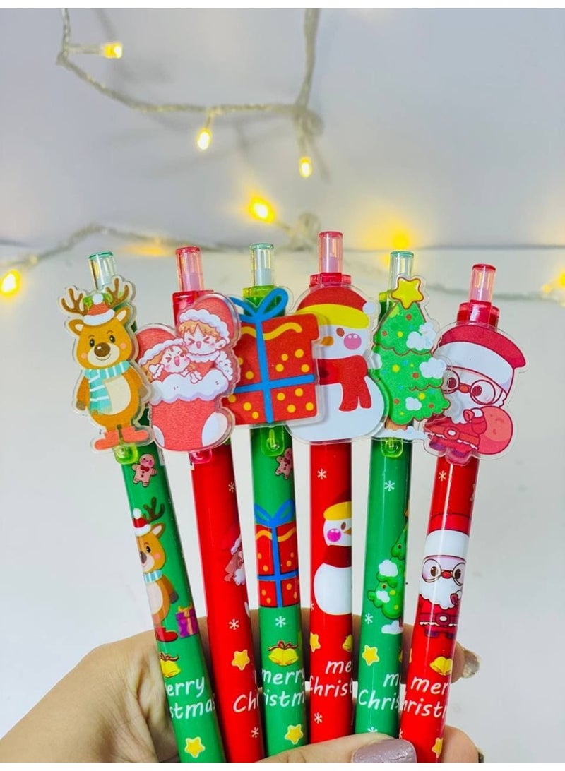 Christmas Gel Pen Tip: 0.5 mm, 10 pieces in different Christmas shapes - Image 3