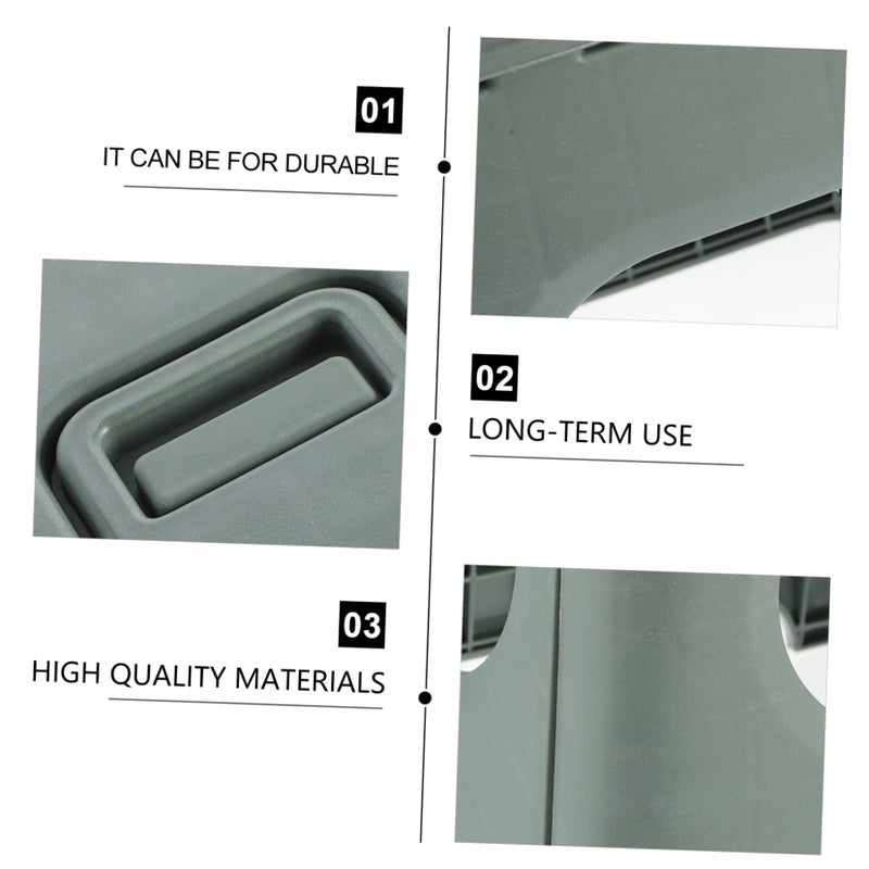Lightweight Folding Step Stool Portable Plastic Stool For Kitchen Bathroom Camping - Image 5