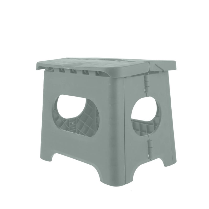 Lightweight Folding Step Stool Portable Plastic Stool For Kitchen Bathroom Camping - Image 2