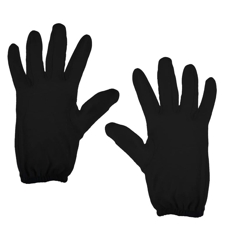 Kuber Industries Unisex Cotton Hand Gloves - Black - Image 3