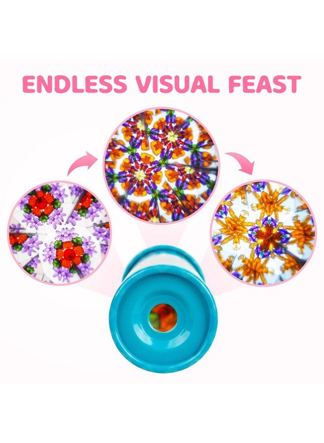 دي- فانتيكس منظار كاليدوسكوب الكلاسيكي من دي-فانتيكس للأطفال، عبوة من قطعتين من الألعاب الكلاسيكية - ألعاب تعليمية بجسم معدني، هدايا حفلات أعياد الميلاد للأولاد والبنات، هدايا عيد الميلاد - Image 2